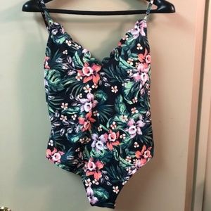 Vanilla Beach one piece floral swimsuit